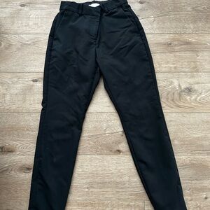 H&M Black Ankle Cropped Women's Tapered Pants